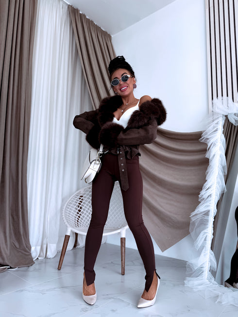 Choco, LUX legingi ar šķēlumiem LM1173